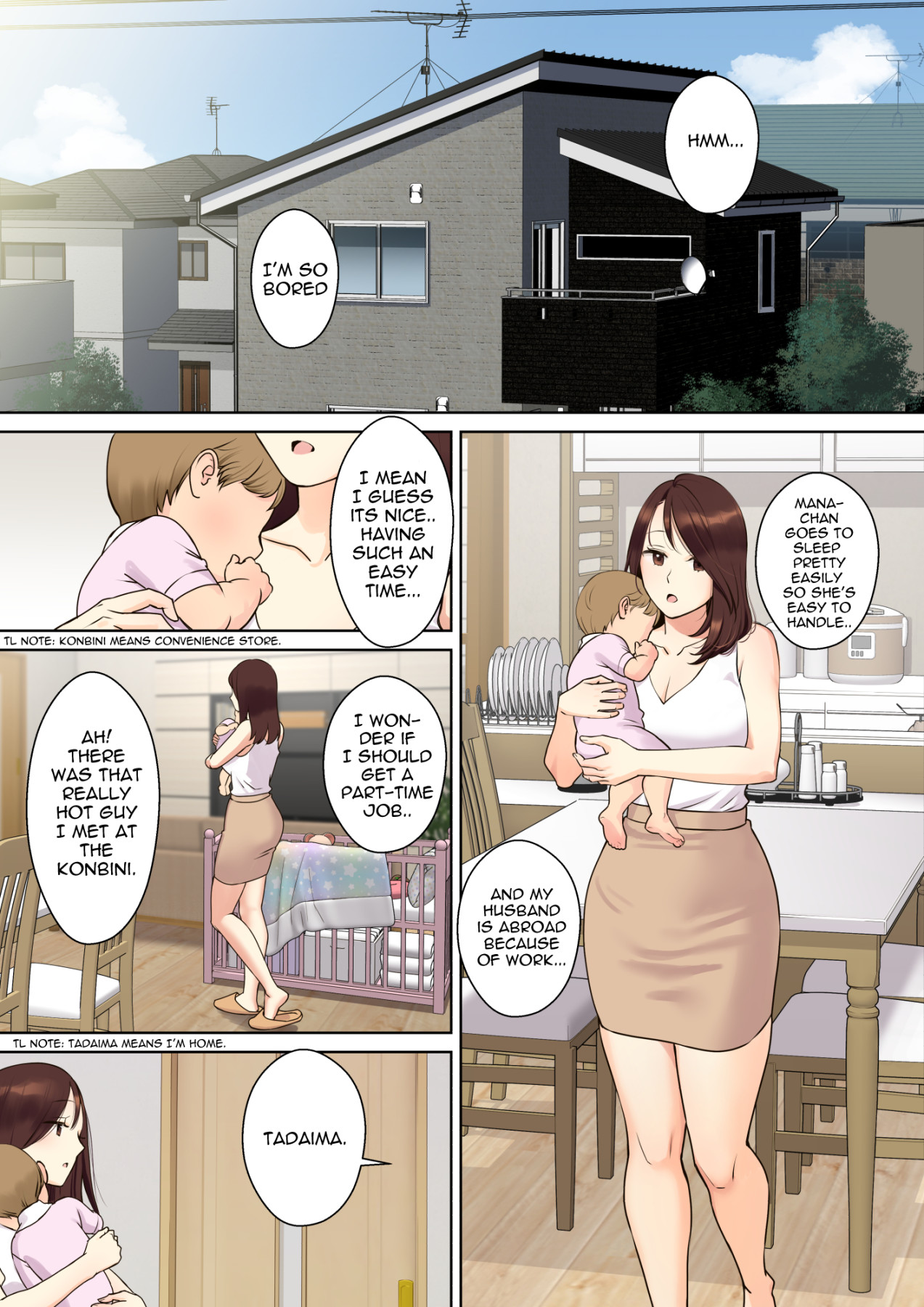 Hentai Manga Comic-A Story About a Boy Getting His Virginity Stolen by His (Girl) Friend's Mom 1-Read-5